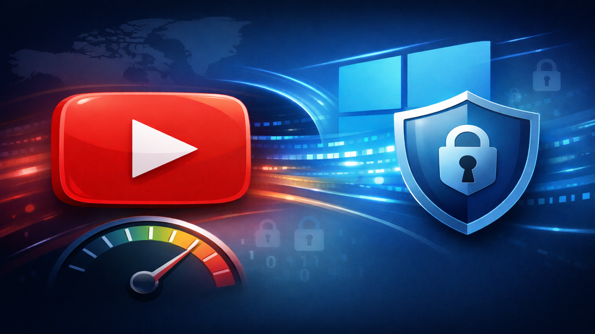 YouTube VPN for Windows 10 and Windows 11: Setup, Speed ​​Test, and Security Tips